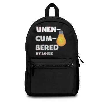 Discover Unencumbered By Logic Philosophy Backpacks