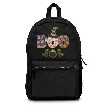 Discover Funny Halloween Costume Witch Hat Boo Backpacks