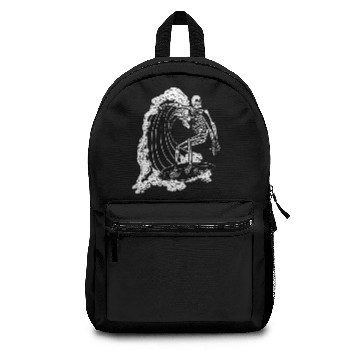 Discover Surfing Skeleton Wave Fun Graphic Backpacks
