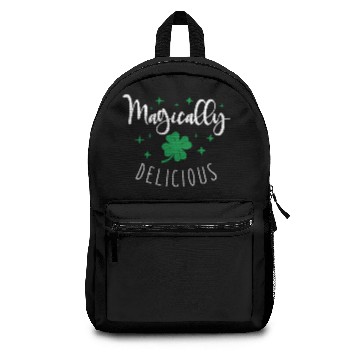 Discover Magically| Delicious| Shamrock| Sparkles| Clover Backpacks