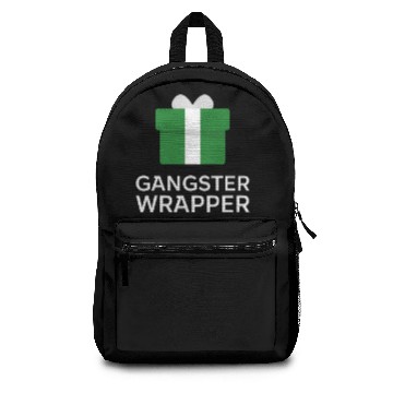 Discover Gangster Wrapper Funny Gangsta Wrapper Christmas Backpacks