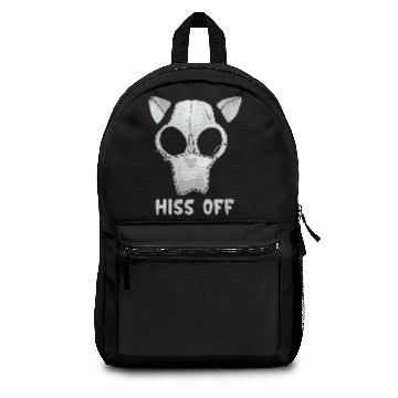 Discover Hiss Off Funny Quarantine Halloween Skeleton Backpacks