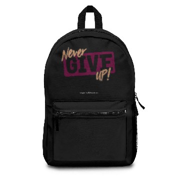 Discover NEVER GIVE UP Backpacks