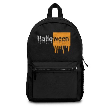 Discover Halloween Orange Logo Backpacks