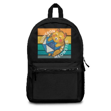 Discover Retro Dungeon Meowster 2.0 Backpacks