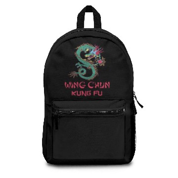 Discover Wing Chun Kung Fu chinese dragon Backpacks