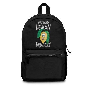 Discover Easy Peasy Lemon Squeezy Lemon Saying Backpacks