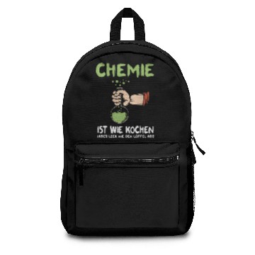 Discover chemistry saying chemist geek laboratory experimen Backpacks