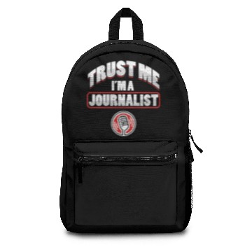 Discover Trust Me I´m A Journalist Journalism Writer Backpacks