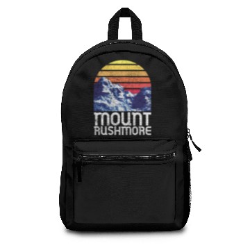 Discover Mt Rushmore South Dakota Retro Tees Backpacks