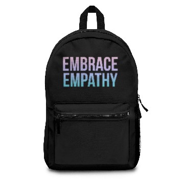 Discover Embrace Empathy Large Colour Backpacks