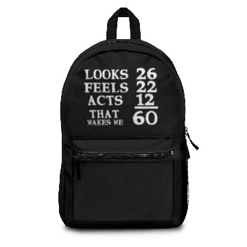 Discover 60th Birthday Man Backpacks