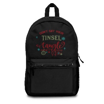 Discover Don t Get Your Tinsel In A Tangle Backpacks