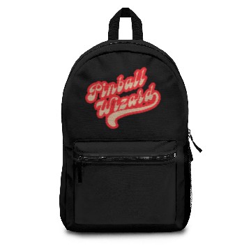 Discover Pinball wizard gift arcade Backpacks
