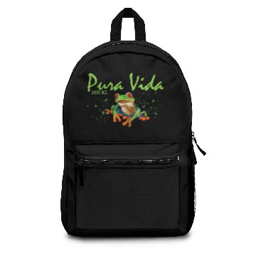 Discover Costa Rica Rain Forest Frog Souvenir Backpacks