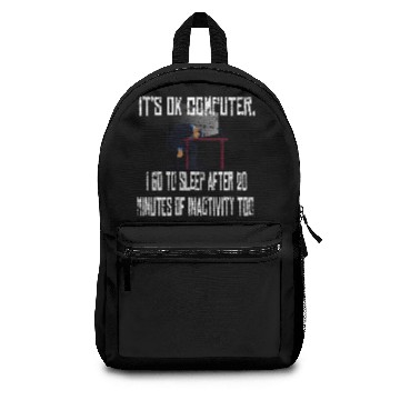 Discover It is Ok Computer Computer Scientist Hacker It Backpacks