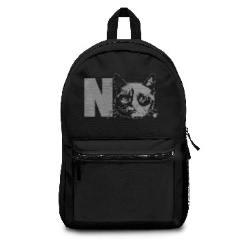 Discover Grumpy Cat Big No Face Graphic Backpacks