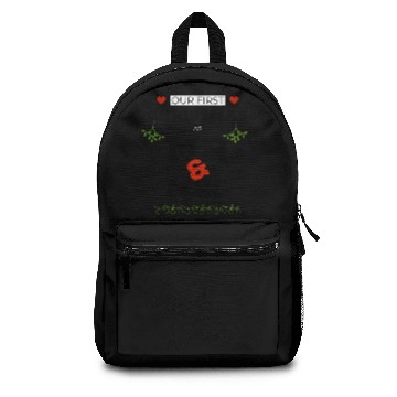 Discover Our First Christmas as Mr & Mrs. 1st Xmas Mr & Mrs Backpacks