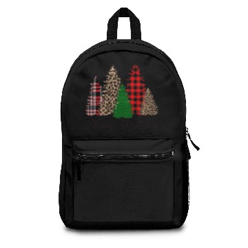 Discover Mixed Patterns Christmas Trees Animal Print Tree Backpacks