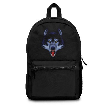 Discover Angry Wolf Face Backpacks