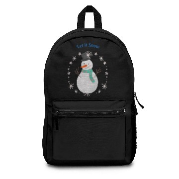 Discover Snowman Let it Snow Backpacks