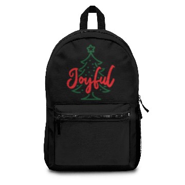 Discover Christmas Tree Xmas Holiday Joyful Season Gift Backpacks