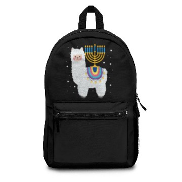 Discover Alpaca Menorah Hanukkah Backpacks