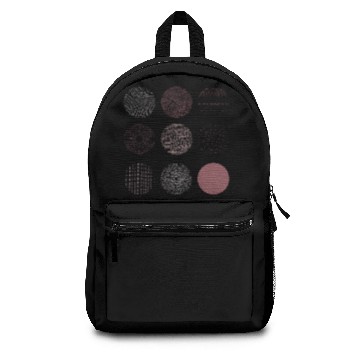 Discover Grid Pattern Purple Colors Circles Pattern Abstrac Backpacks