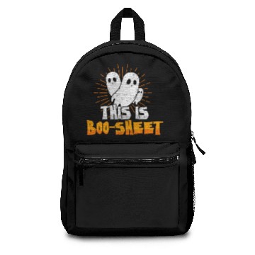 Discover This is Boo Sheet Ghost hunting paranormal Backpacks