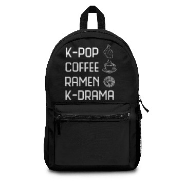 Discover K Pop Coffee Ramen K Drama Backpacks