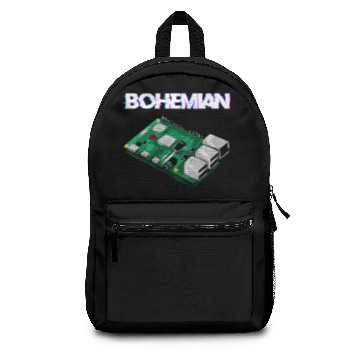Discover Funny Bohemian Raspberry Developer Coding Nerd Pi Backpacks