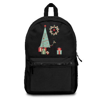 Discover Christmas Tree Raglan Baseball Backpacks