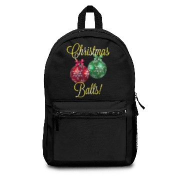 Discover Christmas Balls Ornaments Funny Backpacks