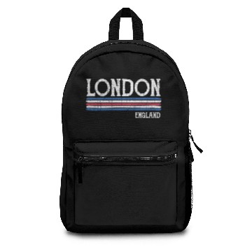 Discover Vintage London British Flag Colors England Backpacks