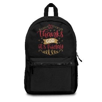 Discover Thanks God It's Friday Backpacks