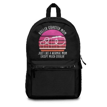 Discover roller coaster mom Backpacks