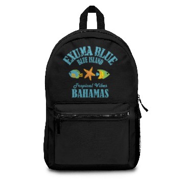 Discover Exuma Blue Bahamas Backpacks