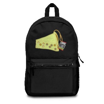 Discover Cheese yellow cheese corner Backpacks