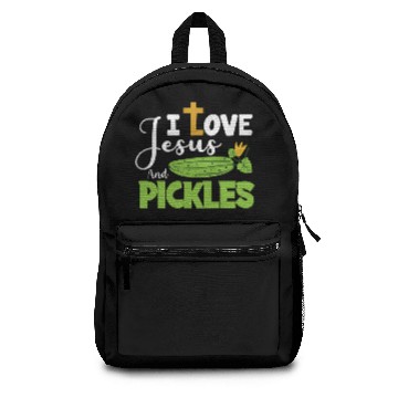 Discover Pickles Vegan Pickle Lovers Gift Backpacks