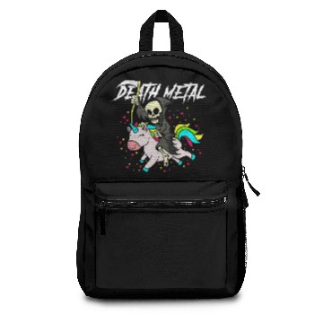 Discover Death Metal Unicorn Backpacks