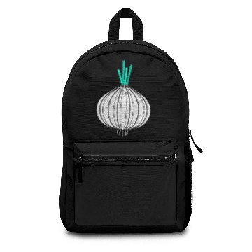 Discover Retro Onion Funny Vegetables Graphic Backpacks