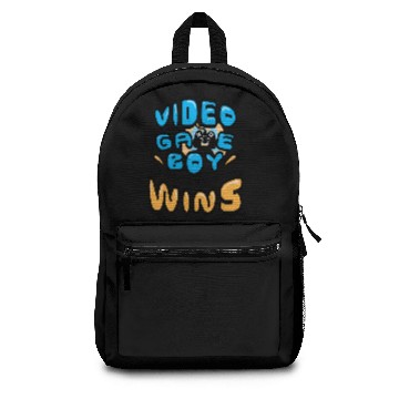 Discover Video Game Boy Always Wins Backpacks