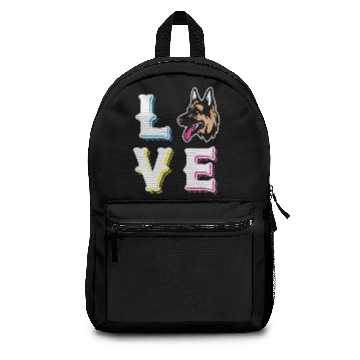 Discover German Shepherd Love Cute Dog Lovers Gift Backpacks