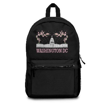 Discover Washington DC Cherry Blossom Monument Backpacks