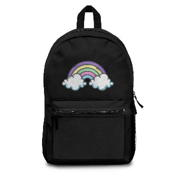 Discover Be Kind Happy Rainbow Clouds Positivity Good Vibe Backpacks