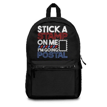 Discover STICK A STAMP ON ME, I'M GOING POSTAL Gifts Backpacks
