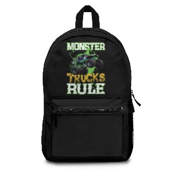 Discover Monster trucks rule Backpacks