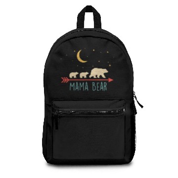 Discover Retro Mama Bear With 2 Cubs Gift Backpacks