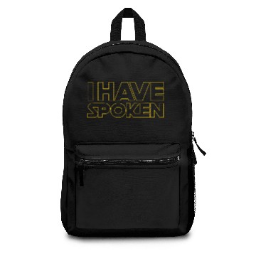 Discover I Have Spoken Funny Space Western Sci Fi Backpacks