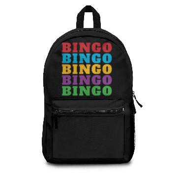 Discover Bingo Player Balls Lucky Number Backpacks